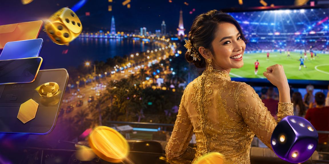 Permainan dadu di Kuantan dengan pakaian kebaya tradisional