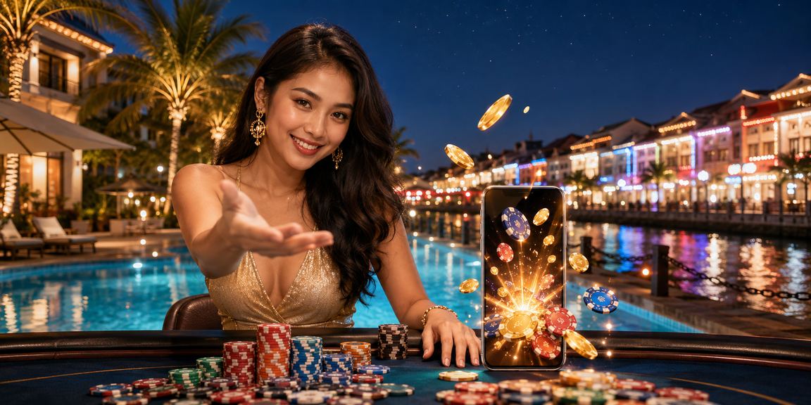 Permainan kad Teen Patti di Melaka dengan suasana Melayu